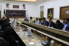 جلسه ریاست سازمان با اعضای حوزه معاونت آموزشی سازمان جهاددانشگاهی استان یزد