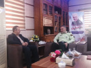 دیدار رئیس جهاددانشگاهی با فرمانده جدید نیروی انتظامی استان یزد