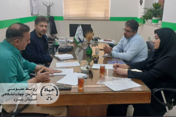 برگزاری جلسه شورای راهبردی فعالیت‌های خدمات شهری مهریز بر اساس قرارداد جهاددانشگاهی یزد و شهرداری مهریز